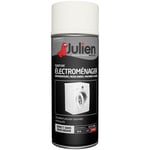 Julien - Peinture aérosol pour Electroménager - Brillant Blanc Email - 400 ml