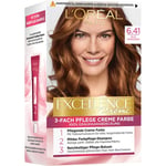 L’Oréal Paris Hiusväri kokoelma Excellence Creme Kerman väri 6.41 Vaalean karamellinruskea 1 Stk. (7,58 € / 1 Kpl)