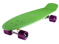 Ridge Big Brother Large Retro Cruiser Skateboard complet Vert/Pourpre 69 cm x 19 cm