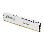 Kingston FURY Beast White 16GB 6000MT/s DDR5 CL30 DIMM Desktop Gaming Memory Single Module - KF560C30BW-16