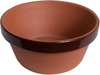 Meliflor Pot de pré-bonsaï diamètre 10,5 cm et Hauteur 5,3 cm (3 UNT) Fabriqué en Espagne à la Main dans Le Style Japonais avec Terre Cuite Non émaillée