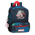 MARVEL Avengers Los Avengers on The Warpath Sac à Dos préscolaire Bleu 23 x 28 x 10 cm Polyester 6,44 l