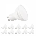 sanlumia 10 X 8.6W GU10 LED Spotlight Bulbs 880lm 100 Degree Beam Angle Light Bulb Non Dimmable 100W Halogen Equivalen Natural White 4000K