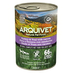 Arquivet Adult Dinde et Bœuf aux Carottes et Huile de Saumon, 400 g (Paquet de 1)