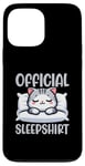 Coque pour iPhone 13 Pro Max Chemise de nuit officielle American Shorthair Funny Cat Lover