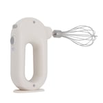 (White) Handheld Milk Frother Safe 5V 3 Speed 20W Electric Handheld