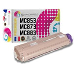 Toner compatible OKI MC853 / MC873 / MC883 (45862838) magenta - 123CONSOMMABLES