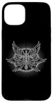 Coque pour iPhone 15 Plus Ailes Croix Yeux Halo Archange Tatouage Goth Alt Egirl Y2K