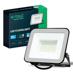 V-TAC CHIP Samsung 50W LED Floodlight IP65 – 4270 Lumen – Waterproof Lamp for Home, Garden, Garage, Factory – Outdoor LED Spotlight – Cool White Light 6500K