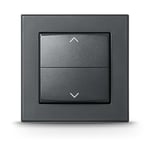 Homematic IP Smart Home Interrupteur à bascule pour interrupteur de marque - Avec flèches Anthracite