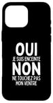 Coque pour iPhone 16 Pro Max Je Suis Enceinte Annonce Grossesse Femme Humour Future Maman