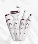 4 in1 Lady Electric Women Shaver Facial Hair Removal Bikini Leg Body Epilator