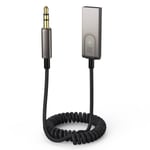 INF Bluetooth-Aux-kabel för bilen/Aux Bluetooth adapter för bil Grå