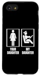 Coque pour iPhone SE (2020) / 7 / 8 Your Daughter My Daughter Dad Mom Fiers School Bus Driver