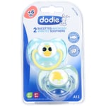 dodie® Sucette +6 mois 'Summertime vive l'été' silicone Sucette(S) 2 pc(s)