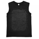 Amplified Mens Metallica The Black Album Sleeveless T-Shirt - L