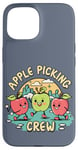 Coque pour iPhone 15 Apple Picking Crew Mignon Automne Automne Orchard Assorti Famille