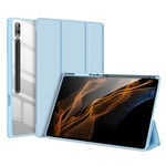 Samsung Galaxy Tab S9 Ultra/S8 Ultra - DUX DUCIS Toby Tri-Fold læder cover - Blå