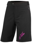 Alpinestars Short de VTT pour Femme Stella Pathfinder 2017 Black-Raspberry Rose