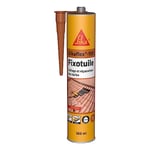 SIKA - Mastic-colle souple polyuréthane - Sikaflex-155 Fixotuile Purform terre cuite - Réparation et collage de tuiles - Tous types de tuiles - 300 ml