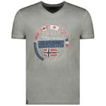 Geographical Norway - T Shirt Homme Gris L