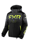 FXR Helium Snow Jacka Barn Svart-Kol Fade-Hi Vis""