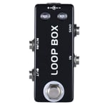 2X( Mini Guitar Effect Pedal Loop Box Switcher Channel Selection True Bypas