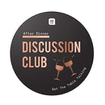 Talking Tables Discussion Club Conversation Game with Thought-Provoking Question Cards | For After Dinner, Gifts for Him or Her, Stocking Filler, Date Night,Black,AFTER-DISCUSS