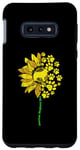 Coque pour Galaxy S10e Mignon chien miniature berger américain maman tournesol drôle