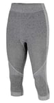 Dare 2b Legging Longueur 3/4 Première Couche Technique in The Zone Base Layer Homme Charcoal Grey Grey Marl FR: XL (Taille Fabricant: XL/2X)