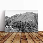 Big Box Art Canvas Print Art The Wall of China (5) | Mounted and Stretched Box Frame Picture | Home Decor for Kitchen, Living, Dining Room, Bedroom, Hallway, Multi-Colour, 30x20 Inch