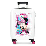 Disney Minnie Joy Valise Trolley Cabine Multicolore 34x55x20 cms Rigide ABS Serrure à combinaison 34L 2,6Kgs 4 roues doubles Bagage à main