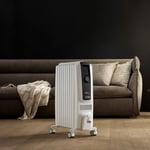 De'Longhi Dragon 4 Oil Filled 2Kw Radiator in White, TRDX40820E