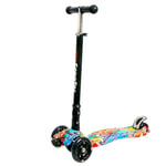 SILOLA Children Graffiti Scooter Gift for Kids Fun Exercise Skateboard Toys Scooter Children Kick Scooter Stunt Scooter