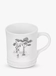 Le Creuset x Sheila Bridges Collection Harlem Toile de Jouy Basketball Players Stoneware Mug, 400ml, Black/White