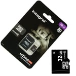 Acce2s - Carte Mémoire Micro SD 32 Go Classe 10 pour XIAOMI REDMi Note 9T - 9C - Note 9 Pro - Note 9-9A - 9-8 - Note 8T - Note 8 Pro - 7A - Go - 7 - Note 7 - Note 6 Pro - 6-4X - Note 4 - Note 5