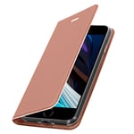 Housse iPhone SE 2020 et 2022, 7 et 8 Porte-carte Support Dux Ducis rose gold