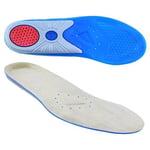 Semelles à gel Premium dehaute qualité, effet amortissant et absorption des chocs, garnitures de chaussures pour le sport et le travail ,Bleu,40-41