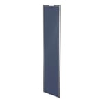 Porte de placard coulissante bleu profil gris GoodHome Arius H. 248,5 x L. 62.2 cm + amortisseurs