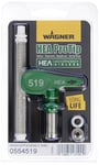 WAGNER HEA ProTip Buse 519, Buse airless pour peintures murales, sous couches, vernis & lasures, protection du bois et anti-corrosion/Jusqu’à 55% de brouillard de pulvérisation en moins, vert