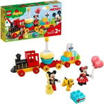 LEGO® 10941 DUPLO Disney Musse och Minnies födelsedag tågleksak för barn från 2 år och uppåt med tåg och minifigurer Grön