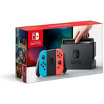 Console Nintendo Switch avec Joy-Con - rouge néon/bleu néon