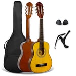 Reig- Guitare Jouet Enfant, 7060, Bois Clair, 55cm 