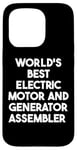 iPhone 15 Pro World's Best Electric Motor And Generator Assembler Case