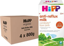 HiPP Anti Reflux Baby Milk Powder Formula From Birth 800g (Pack of 4)