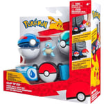 Ceinture - BANDAI - Pokémon Clip ‘N’ Go - 1 ceinture, 2 Poké Balls et 1 figurine Carapuce 5 cm