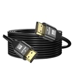 4K Cable Hdmi 12M,Cable Hdmi 2.0 Haute Vitesse 4K@60Hz 2K@120Hz,Connecteur Plaque Or 3D Arc Hdcp 2.2 Et 2.3 Pour Hdtv/Blu Ray Lecture/Projecteurs/Ordinateurs Portables/Ps4/Ps5(Noir)