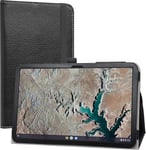 Compatible Avec Nokia T20 Coque¿Pu Cuir Etui Et Pliable Stand Folio Coque Pour Tablette 10.4"" Nokia T20 Tablet,Noir