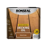 Ronseal - Quick Drying Decking Oil 2.5L - Natural Cedar