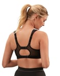 Shock Absorber Sports Bra Wireless Racerback Active Multi Sports Black 32DD